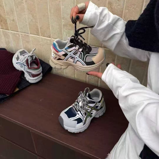 Spring Boys Color Matching Lightweight Velcro Children's Sports Shoes