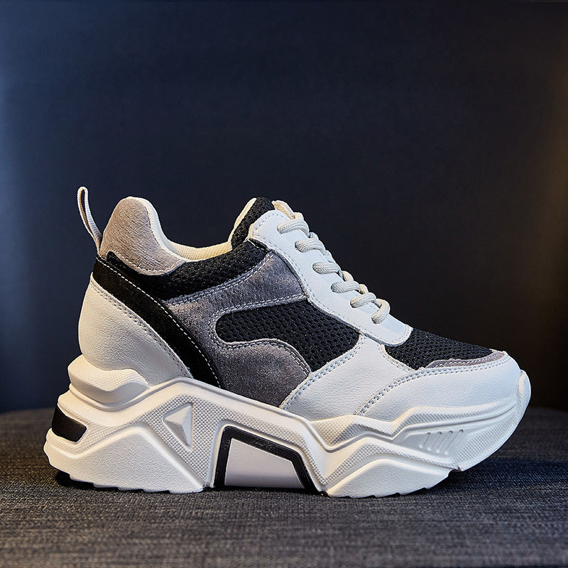 Women's Popular Platform Daddy Korean Autumn Invisible Casual Shoes