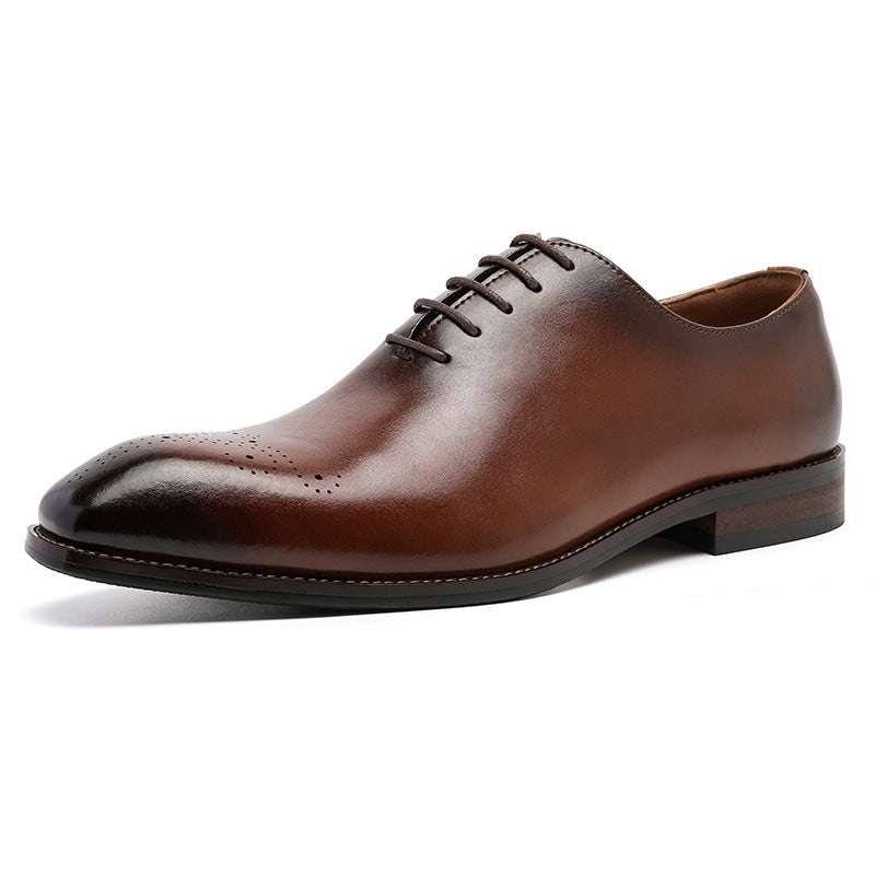 Men's Wear Height Increasing Authentic British Style Leather Shoes