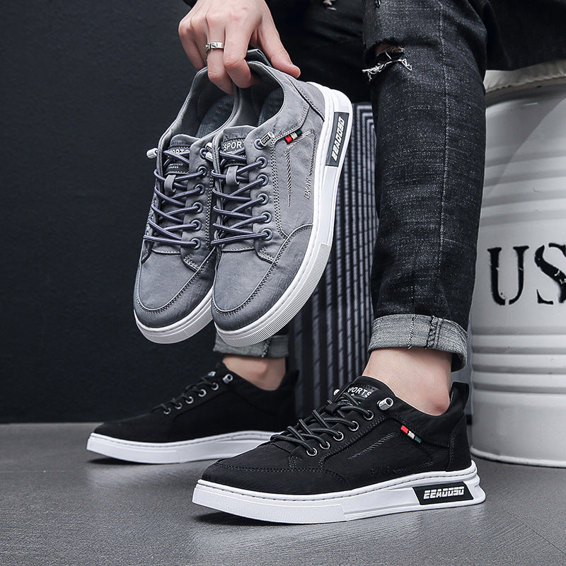 Men's Summer Umbrella Cloth Breathable Trendy Ice Casual Shoes