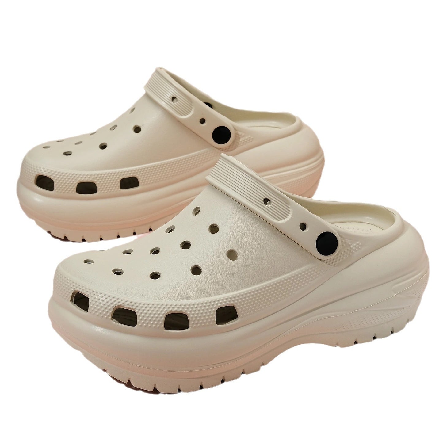 Women's Classic Hole Platform Light Wheel Women's Shoes