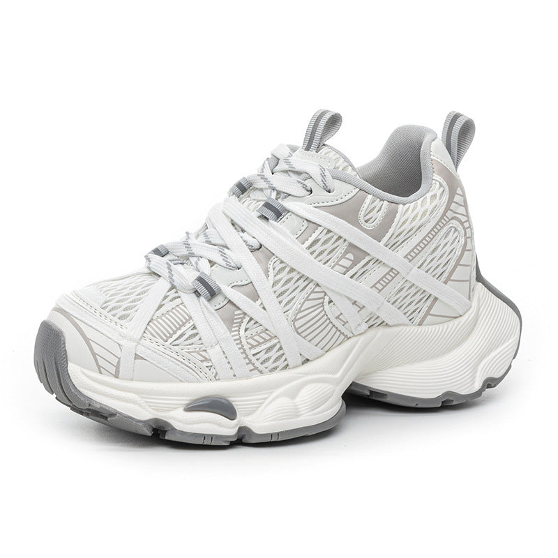 Women's Height Increasing Insole Dad Autumn High-heeled Small Women's Sports Shoes