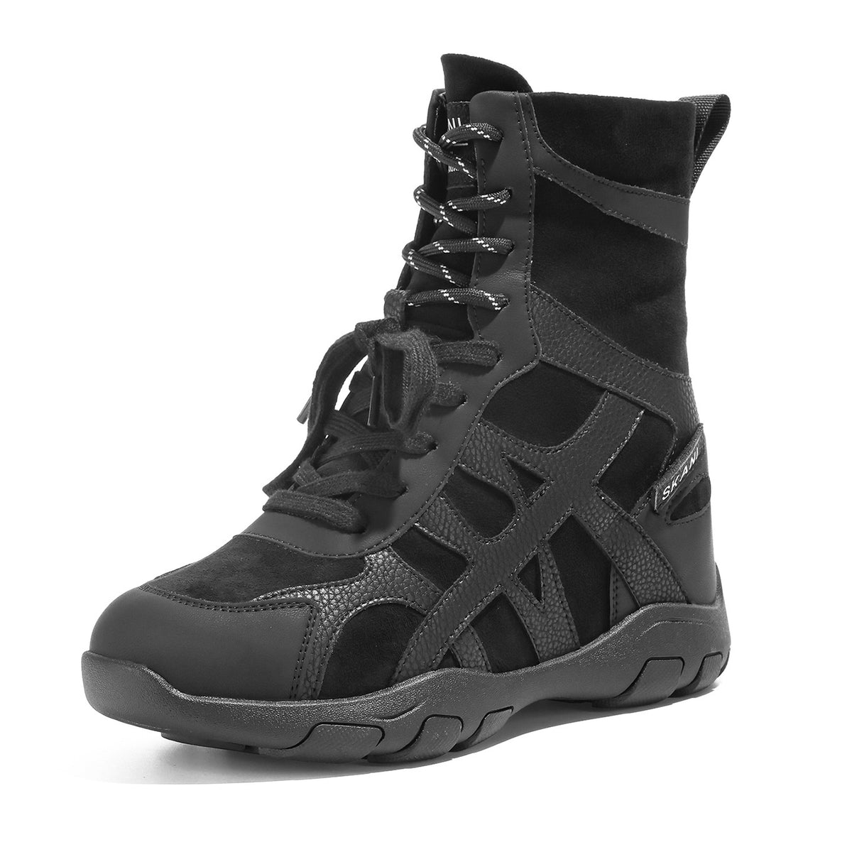 Women's Bottom Hight Increasing Martin Autumn Small German Training Racing Western Women's Leather Boots
