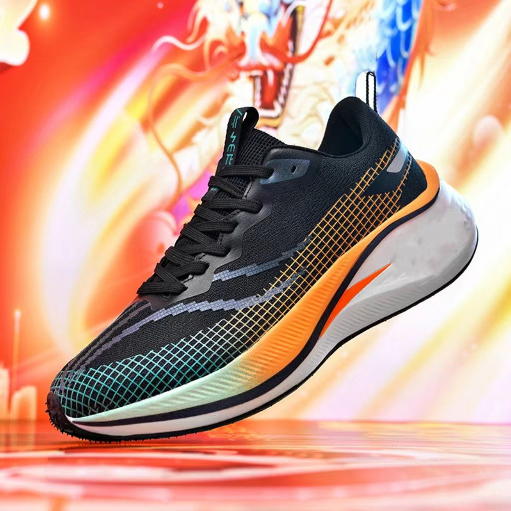 Men's Fly Woven Mesh Breathable Shock Absorption Sneakers