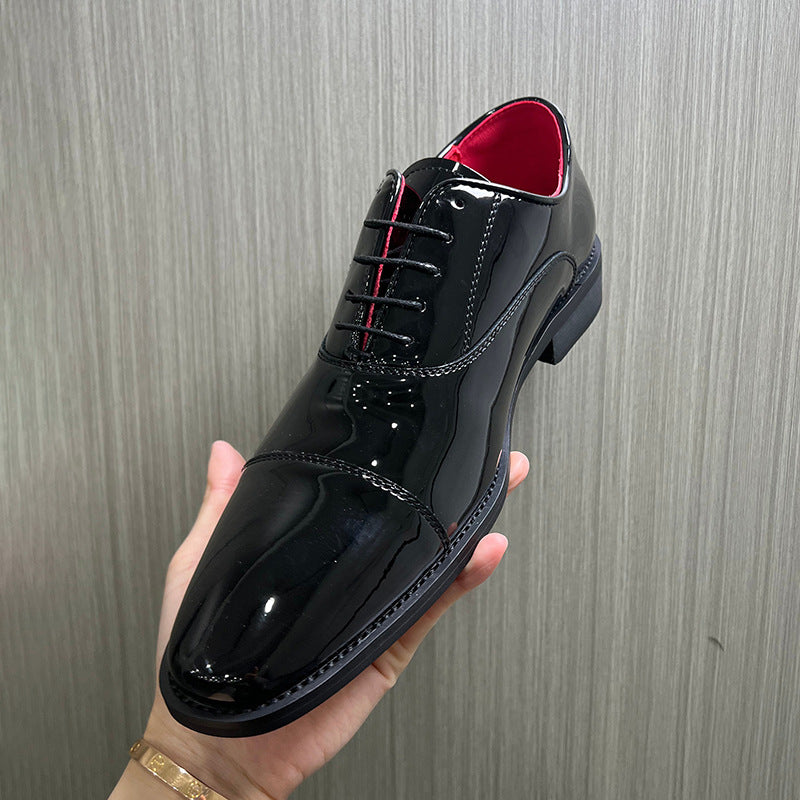 Men's Red Bottom Formal Wear Height Increasing Men's Shoes