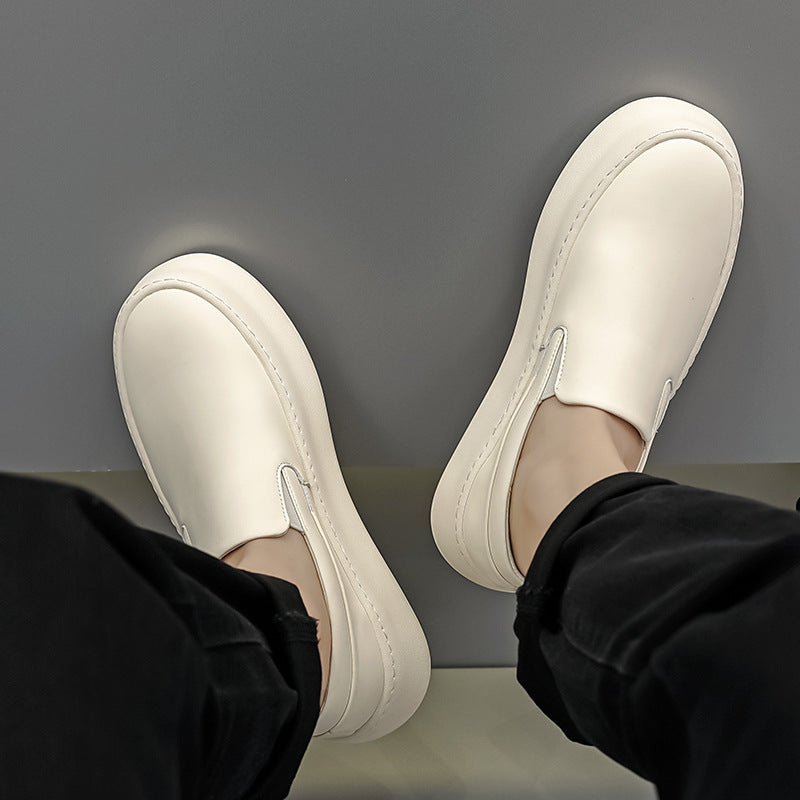 High Quality Fashion White One Pedal Sneakers