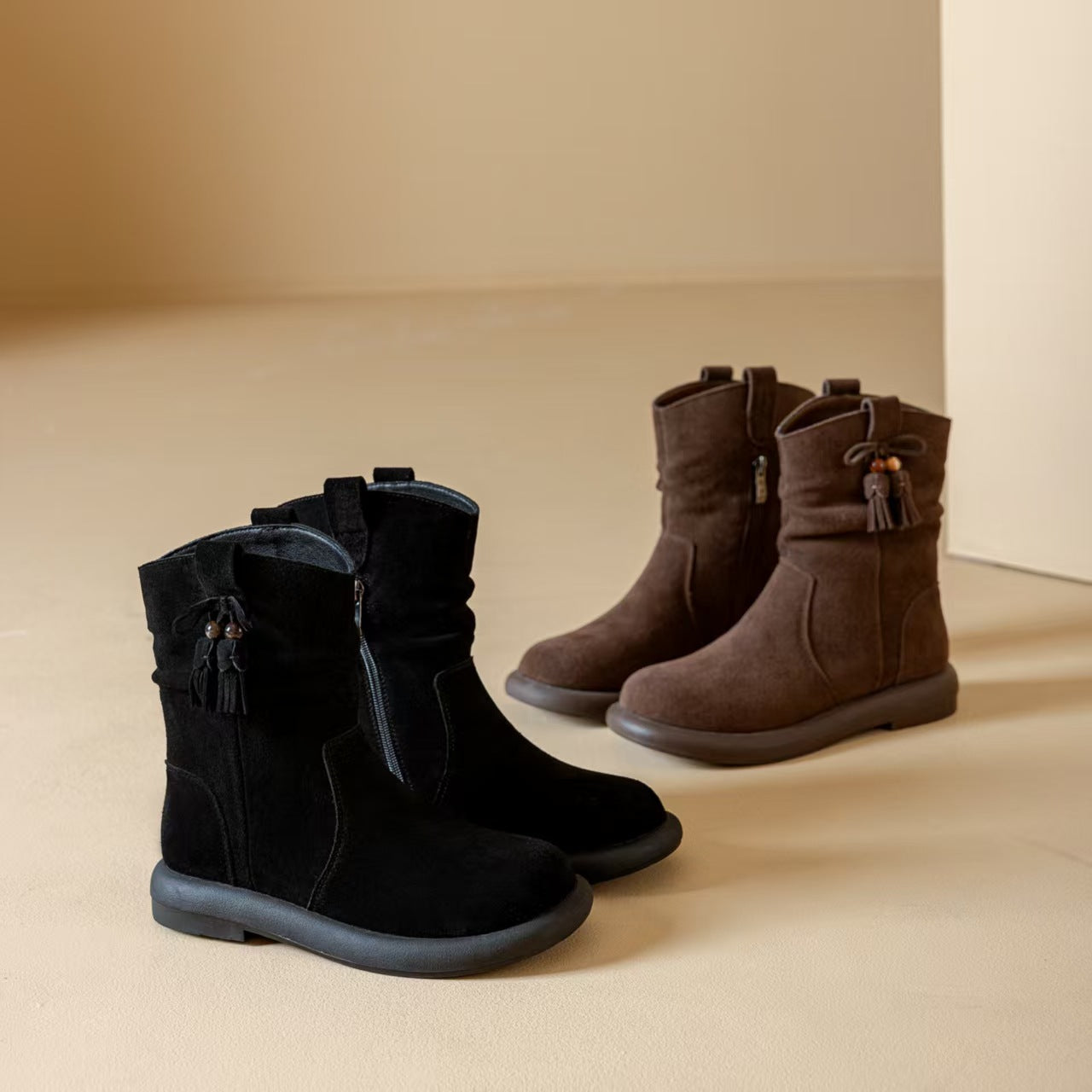 Women's Style Retro Knee-high Versatile Fashion Martin Boots