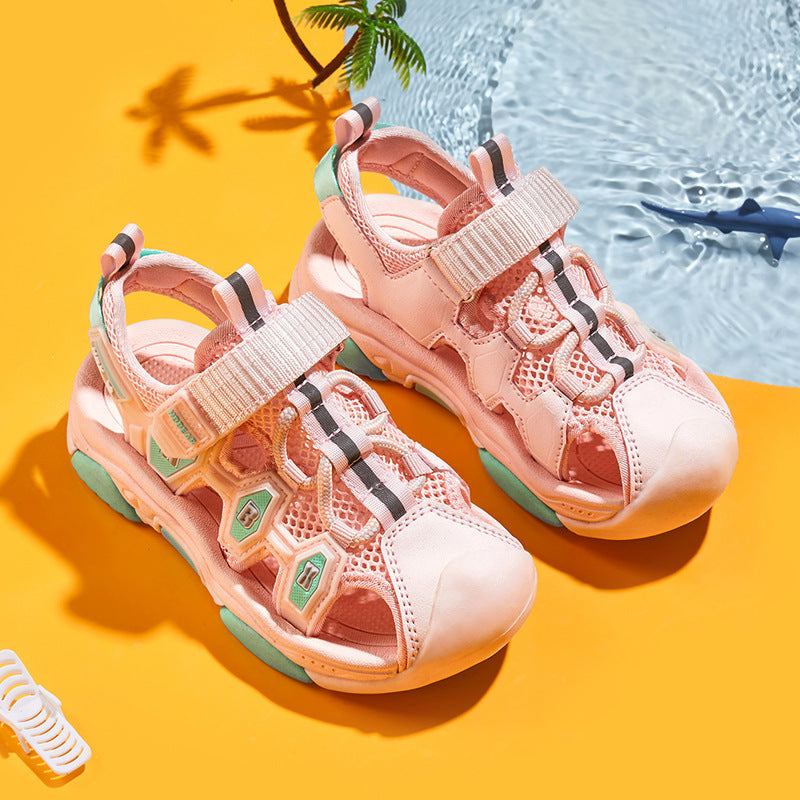 Children's Summer Single-layer Boys Hollow Lightweight Breathable Kid's Sandals