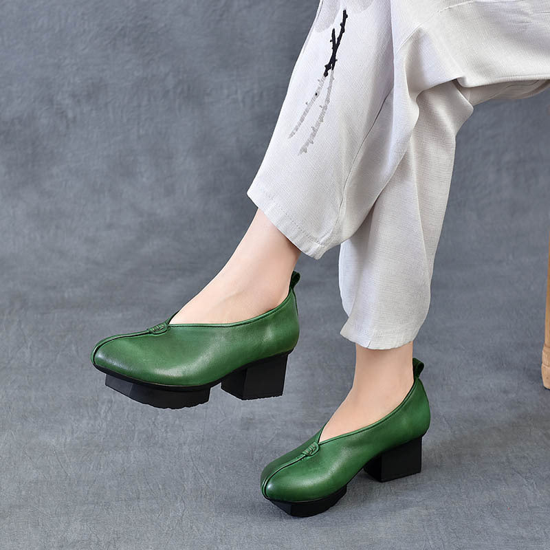 Women's Chinese Style Plaid With Ethnic Cotton Linen Women's Casual Shoes