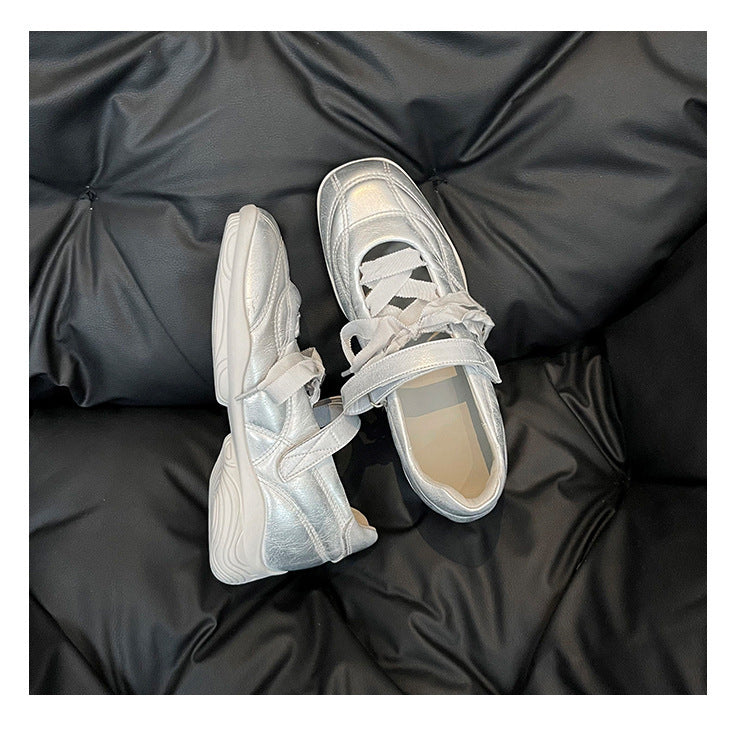 Version Retro Sports Ballet Female Summer Sier Women's Fashion Shoes
