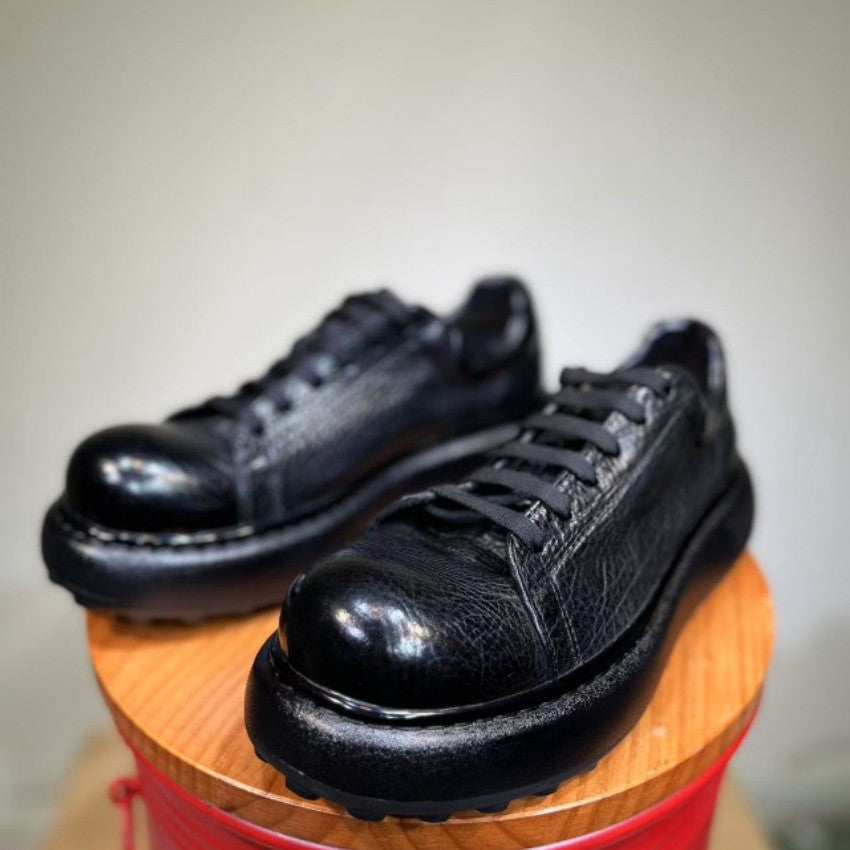 Men's Sports Comfortable Breathable Retro Handmade Large Round Men's Shoes