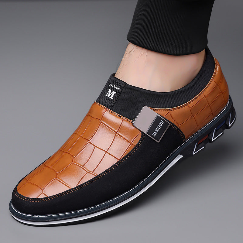 Men's Plus Size Slip-on Rubber Sole Casual Shoes