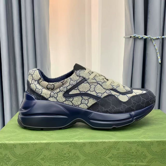 Women's Color Matching Printed Thick Bottom Not Women's Sports Shoes