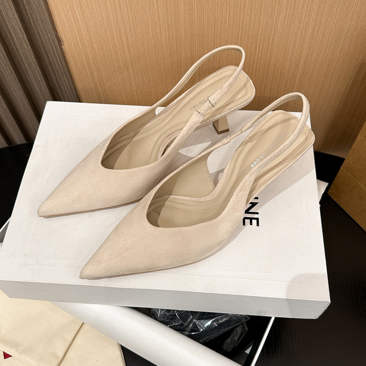 Women's High Toe Box Korean Style Stiletto Women's Fashion Shoes