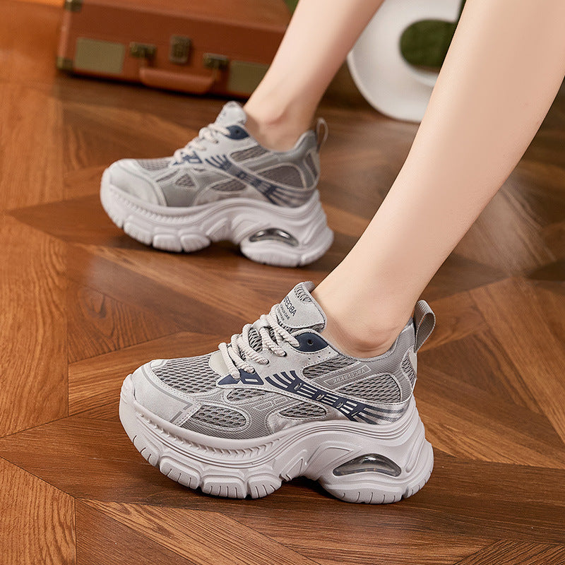 Women's Platform Dad Fashion Air Cushion Hidden Women's Shoes