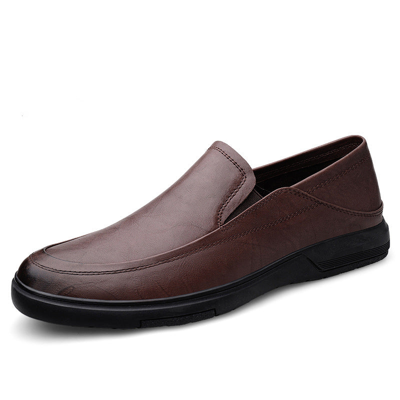 Men's Business Large Size Slip-on Soft Bottom Loafers/doug Shoes
