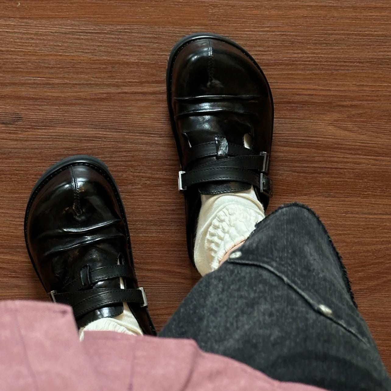 Women's Big Head Thick Bottom Leisure Outdoor Slippers