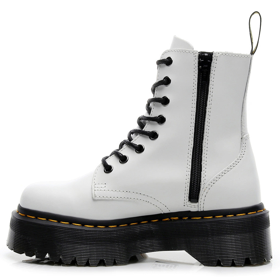 Women's Platform Ankle Side Zipper British Muffin Boots