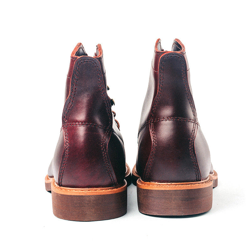 Women's & Men's Short Face Desert Motorcycle Retro Martin Boots