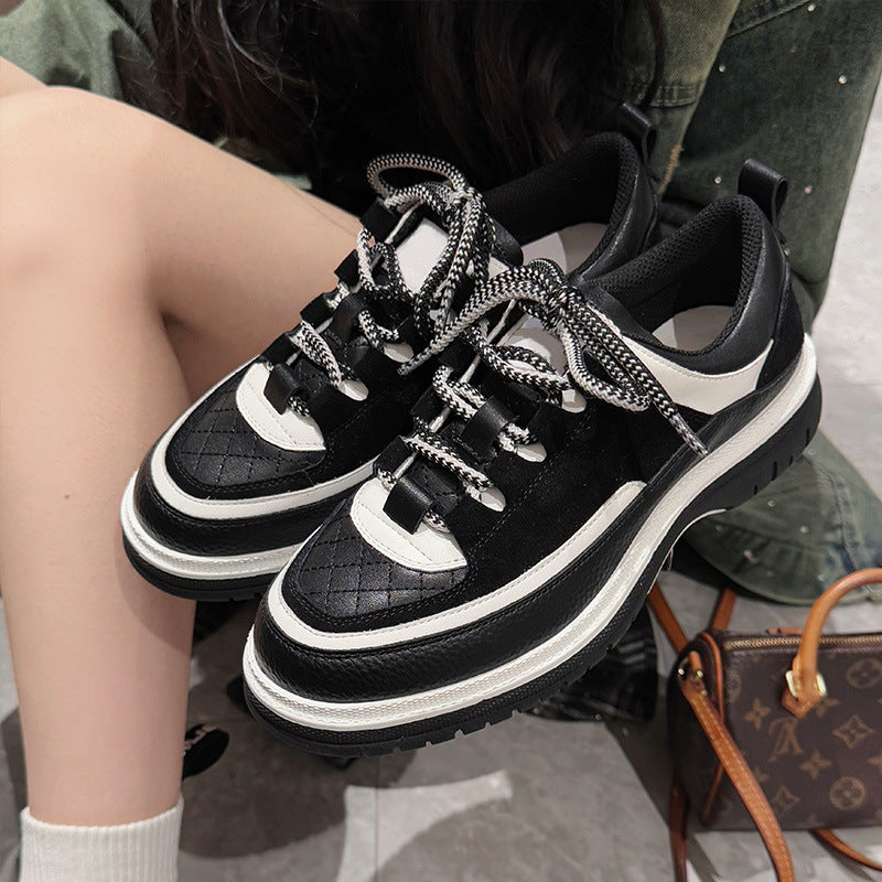 Women's Style Platform Panda Dad Spring Stylish Height Women's Casual Shoes