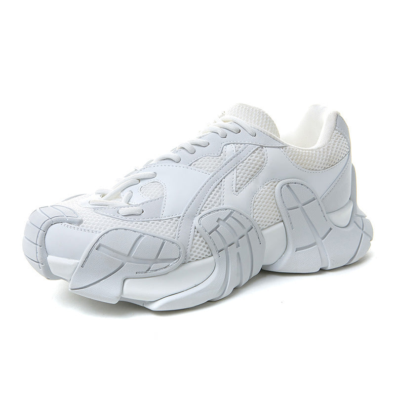 Men's Platform Dad Lightweight Black Versatile Design Men's Sports Shoes