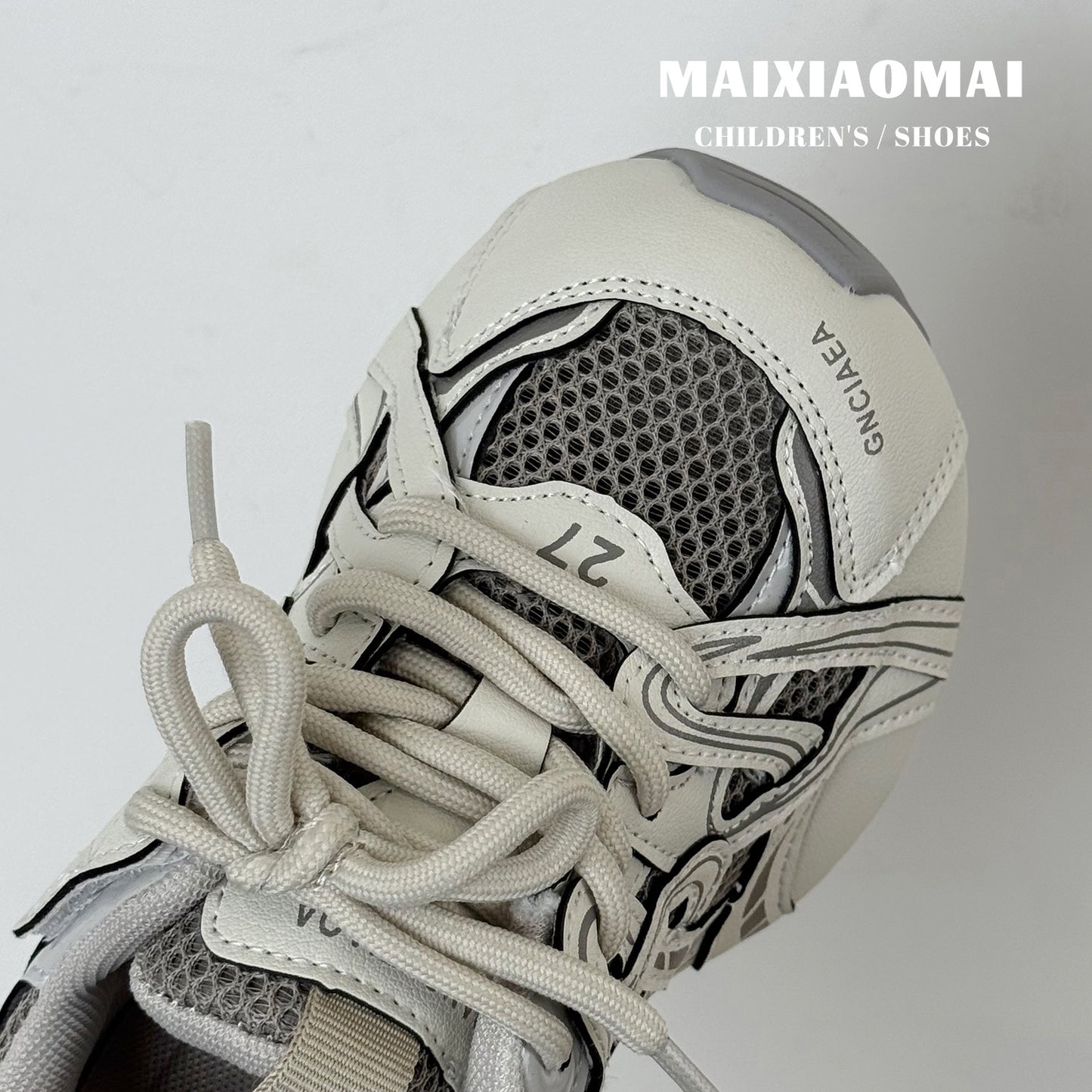 Mai Dad Stitching Single Mesh Breathable Children's Sports Shoes