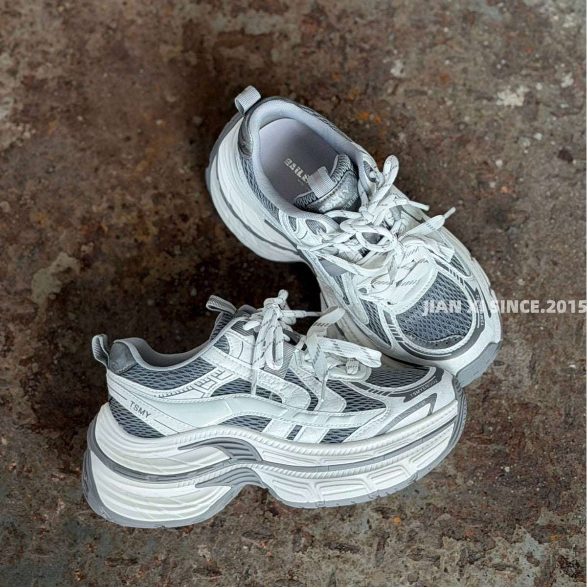 Platform Dad Spring Fashionable Mesh Breathable Women's Sports Shoes
