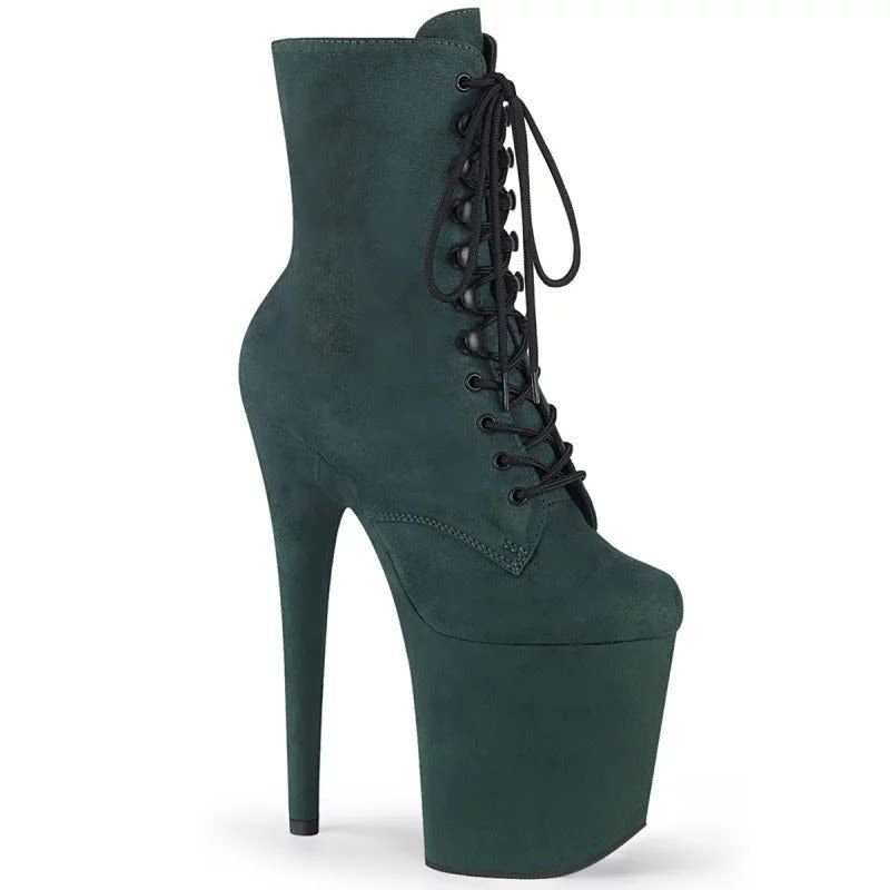 High Round Head Stiletto Knight Sexy Women's Leather Boots