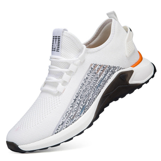 Men's Mesh Surface Running Sports Invisible Height Sneakers