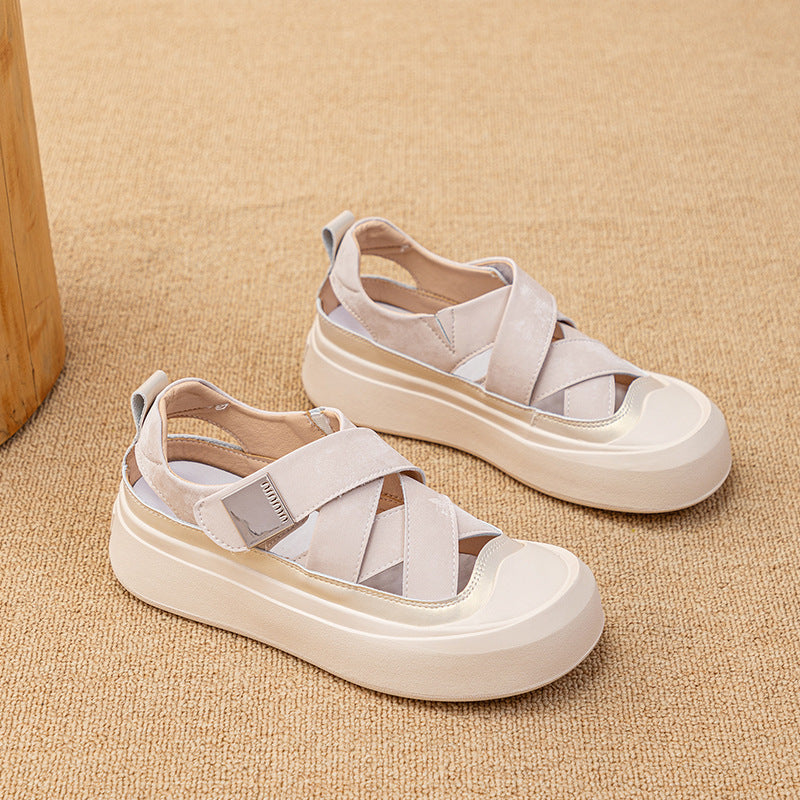 Women's Flat Versatile Outdoor Hollowed Toe Box Sandals