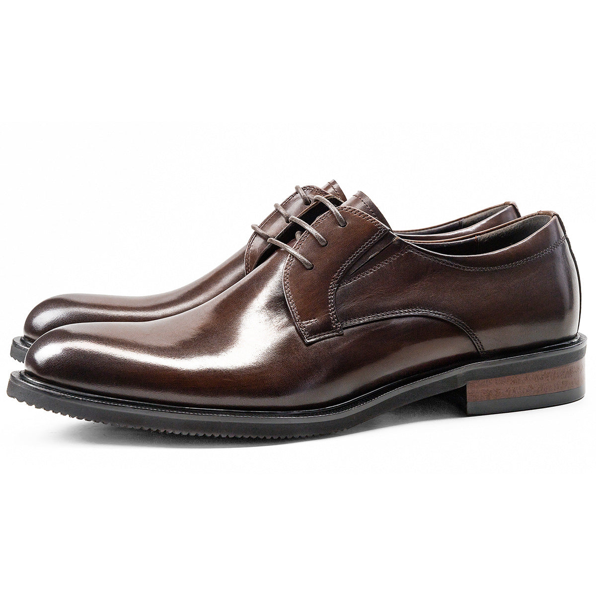 Men's Pointed Toe Formal Wear British Style Leather Shoes