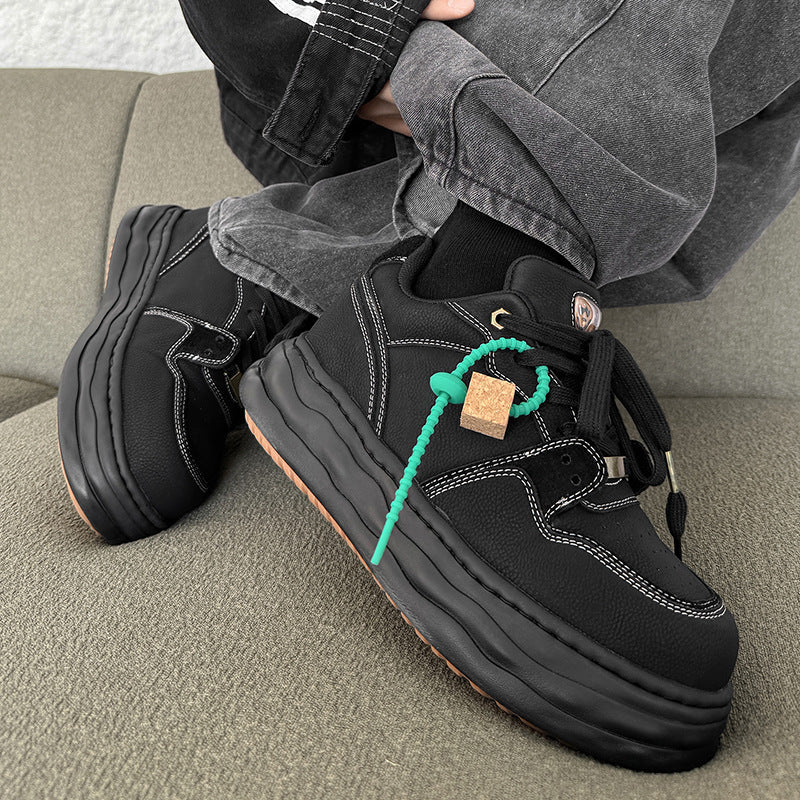 Thick Bottom Increased Bread Invisible Height Increasing Men's Casual Shoes