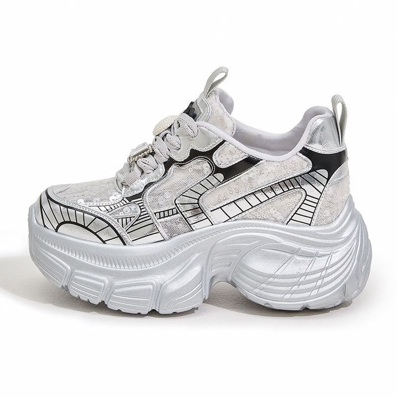 Women's Dad Summer Hollow Mesh Surface Fashionable Sneakers