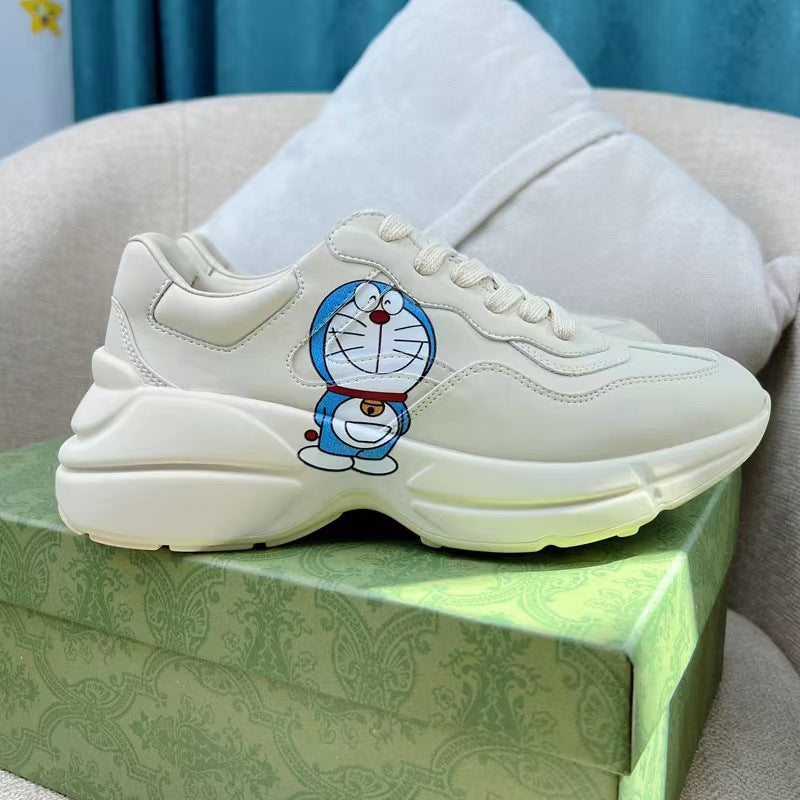 Women's & Men's Bottom Tide Genuine Style Female Height Sneakers