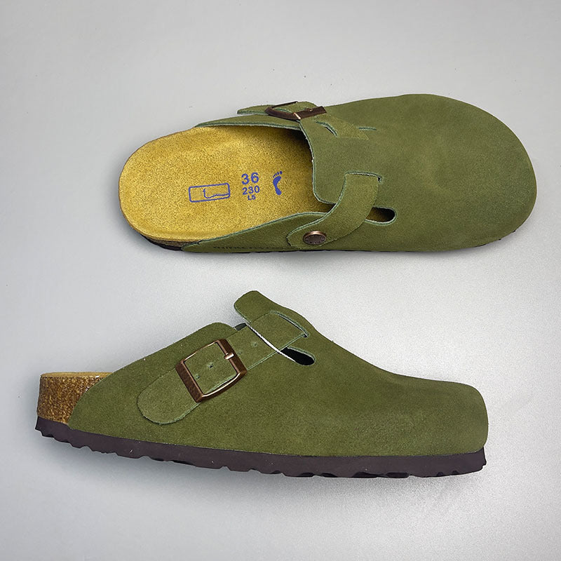 Genuine Couple Essential Street Shot Closed Toe Slippers