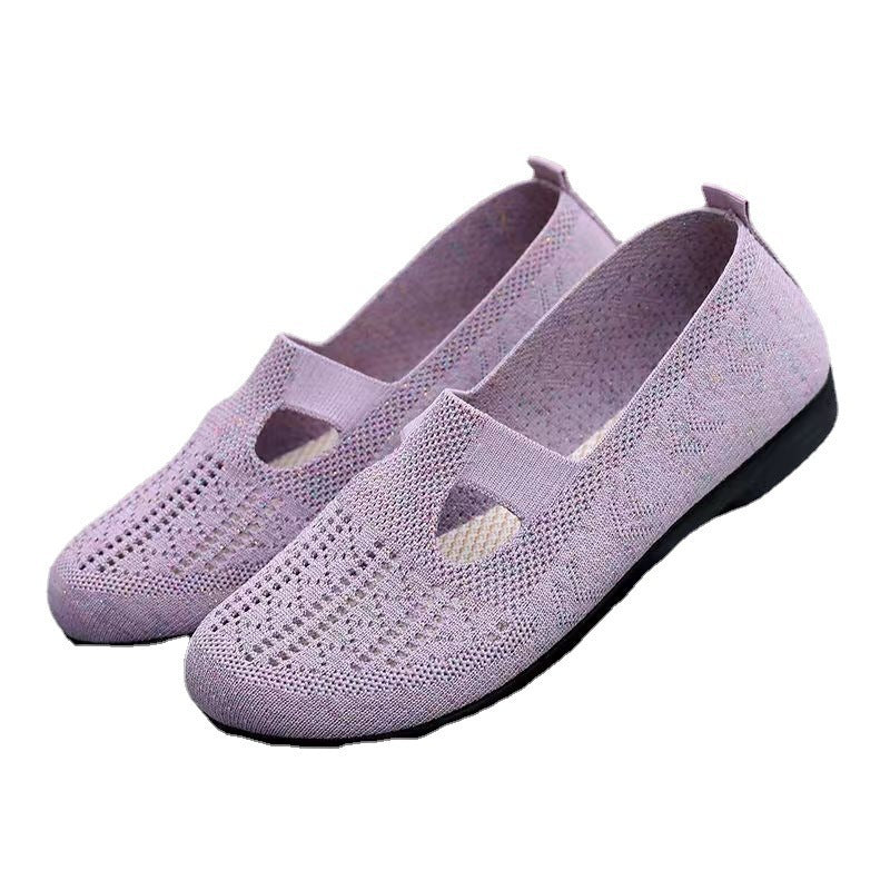 Women's & Men's Summer Hollowed Mesh Comfortable Breathable Slip-on Old Cloth Casual Shoes