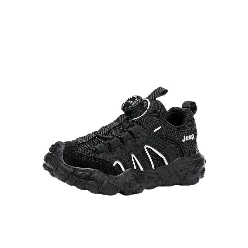 Children's Boys Autumn Soft Bottom Outdoor Green Sneakers