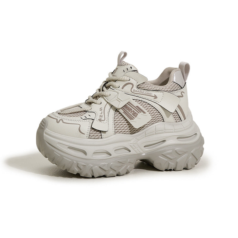 Women's Dad Platform Fashionable Height Increasing Insole Women's Sports Shoes