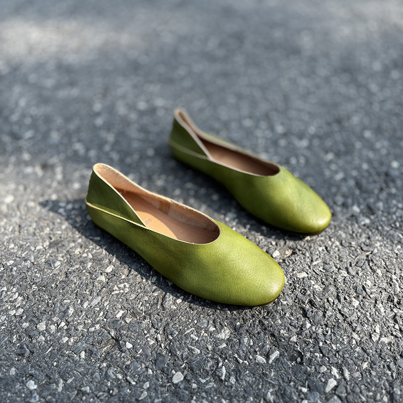 Women's Spring Genuine Summer Flat Temperament Wild Women's Fashion Shoes