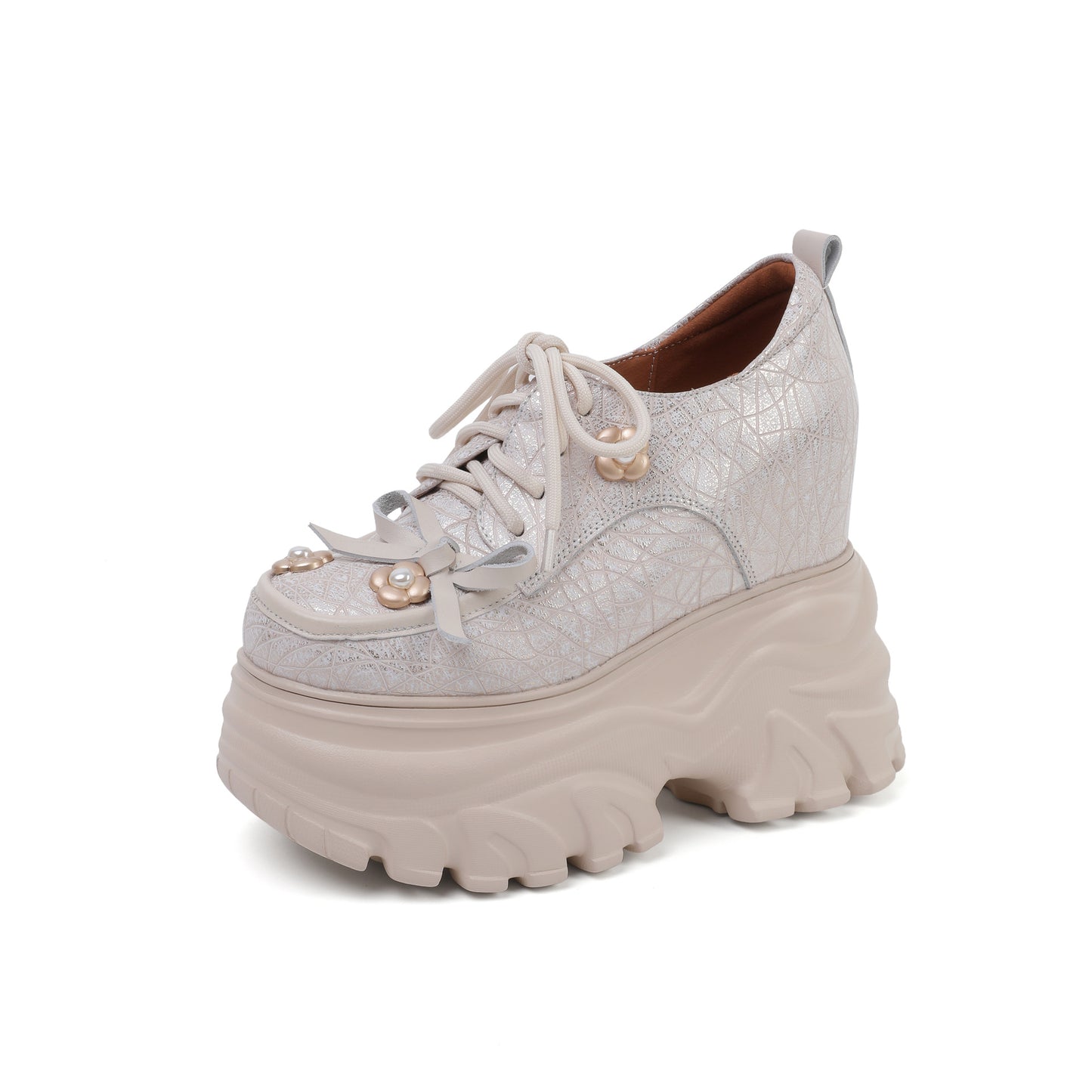 Women's Bow Small British Fashion Deep Mouth Women's Casual Shoes