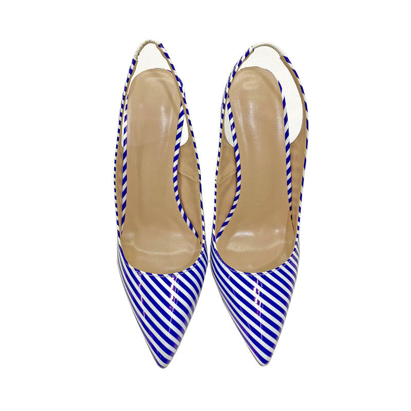 Closed Toe Slingback Sexy Stiletto Pointed Women's Fashion Shoes
