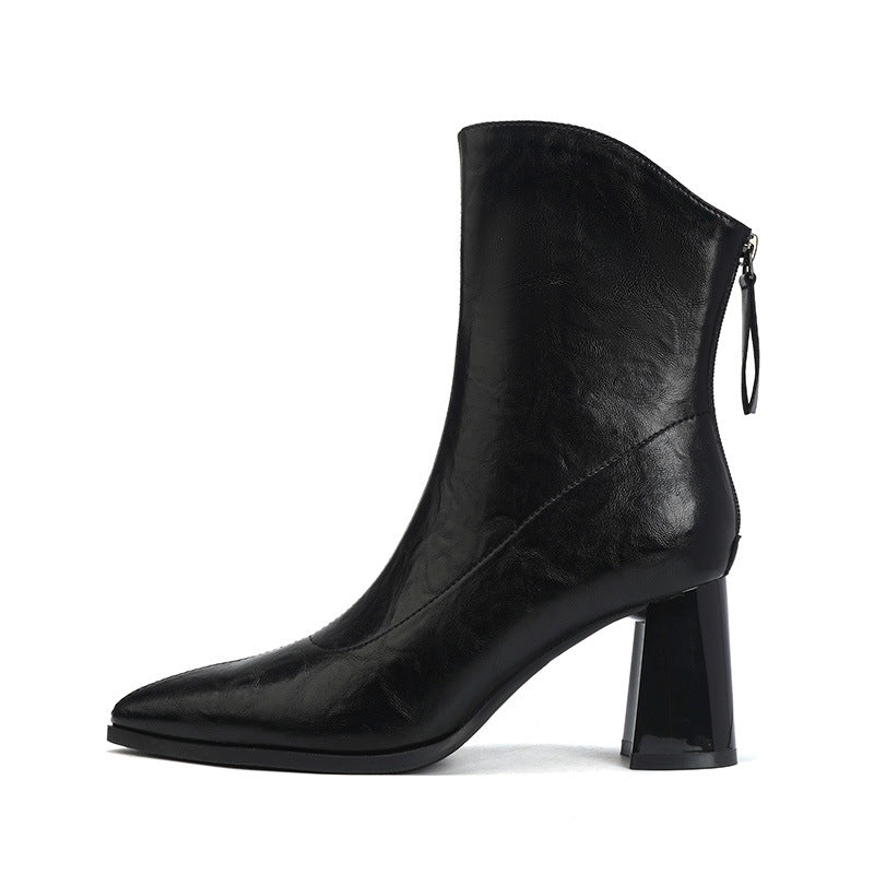 Versatile Beautiful Charming Comfortable Pretty Winter Women's Leather Boots