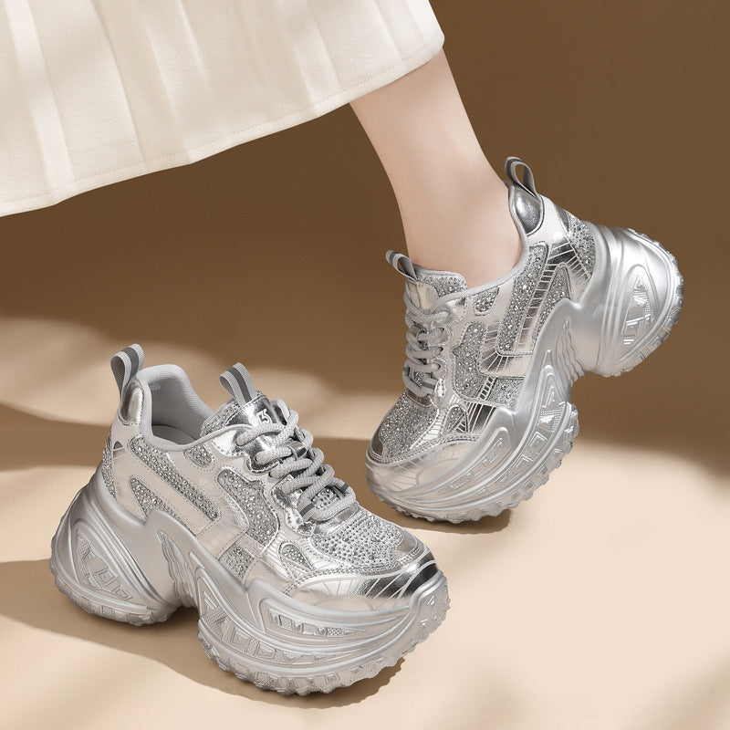 Women's For Light Luxury Super Thick Bottom Casual Shoes