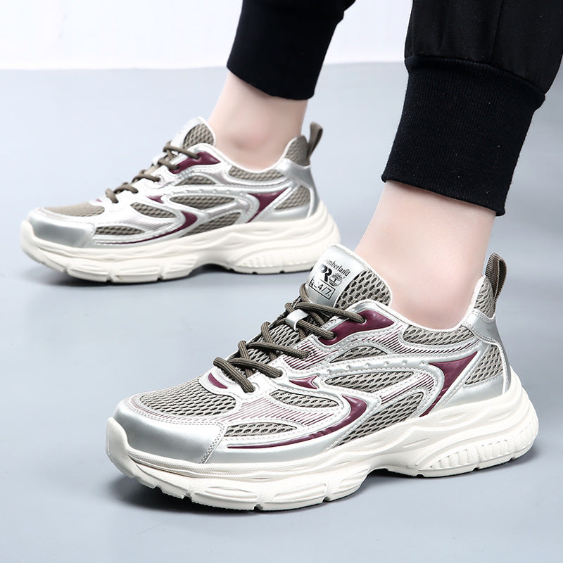 Men's Dad Outdoor Sports Breathable Lightweight High-grade Leather Shoes