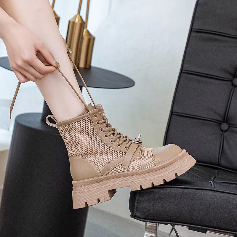 Women's Breathable Mesh High Summer Platform Sandals