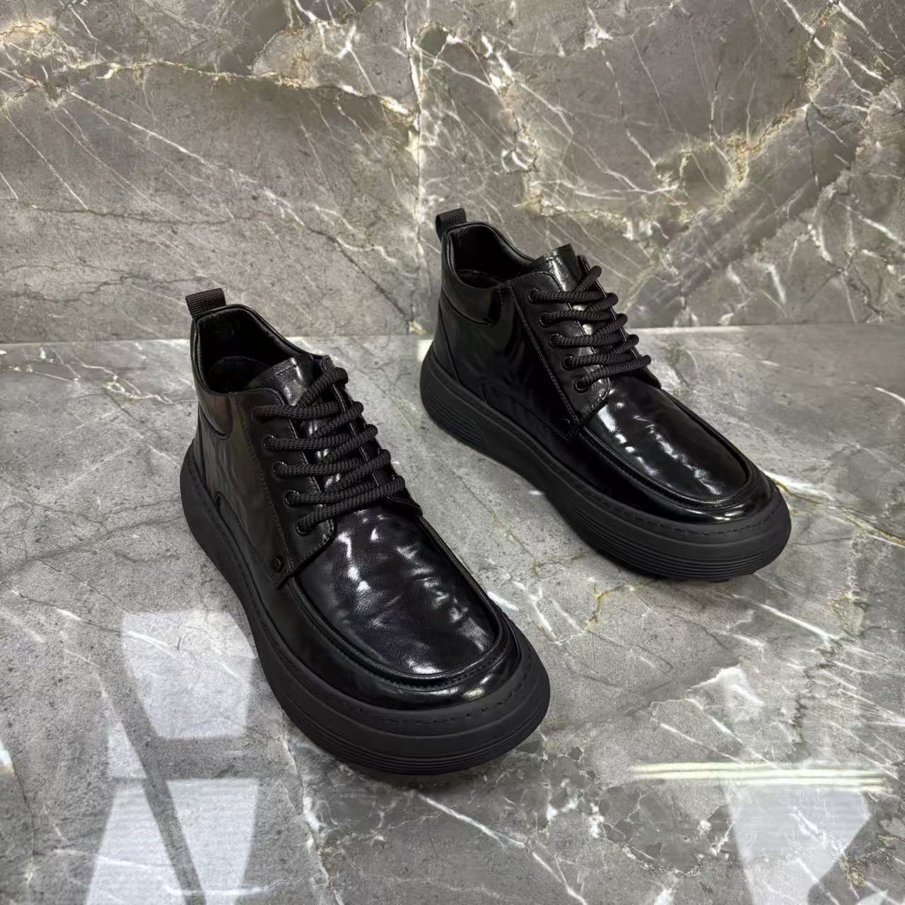 Men's Genuine Autumn Versatile Fashion Cowhide Soft Men's Business Leather Shoes