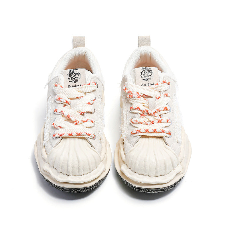 Tassel Shell Toe Dissoed Summer Trendy Patchwork Women's Board Shoes