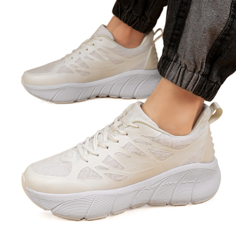 Men's Super Lightweight Marathon Running Shock Absorption Sneakers