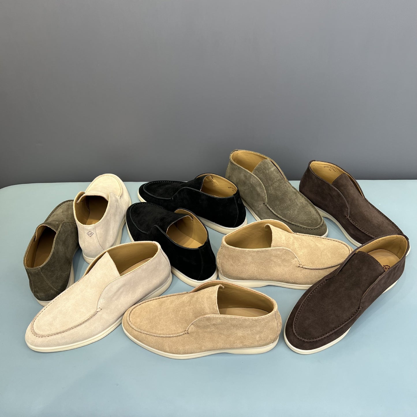 New Popular Men's Slip-on Pumps Loro Loafers/doug Shoes