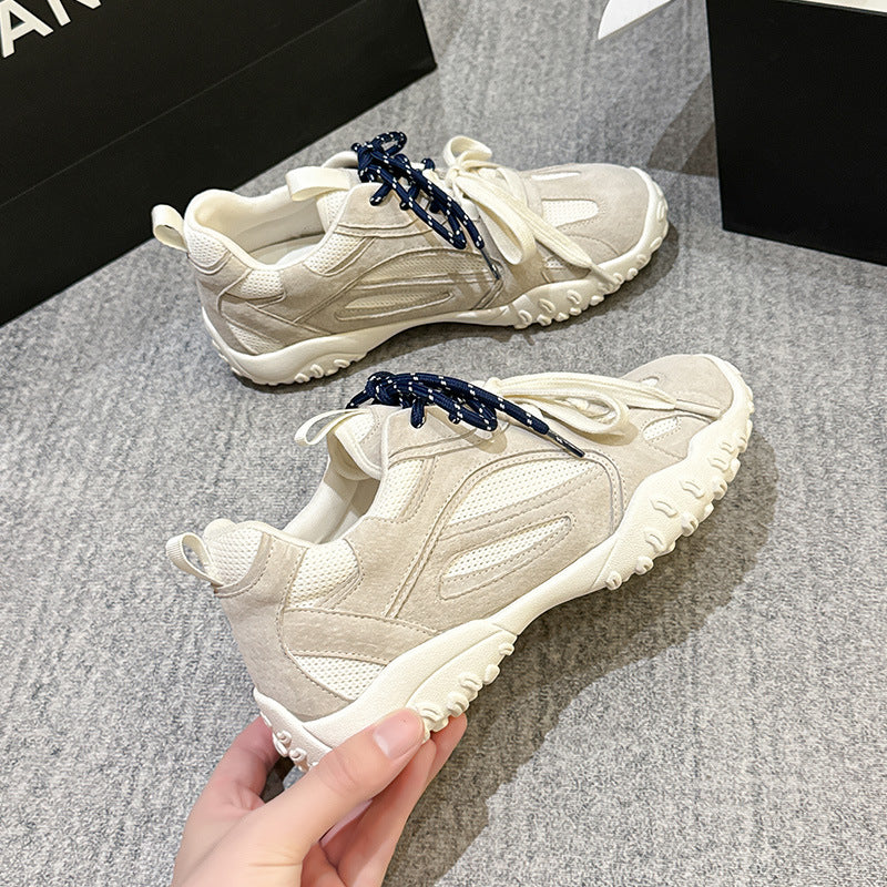 Women's Summer Mesh Breathable Thick Bottom Height Increasing Insole Casual Shoes